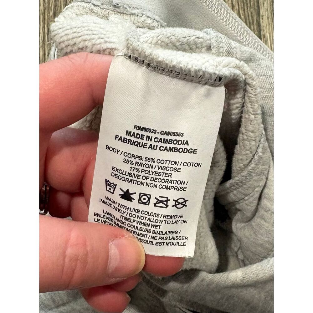 Nike Womens Jogger Sweat Pants Drawcord Elastic Waist Cotton Blend Gray Size M - Picture 6 of 11